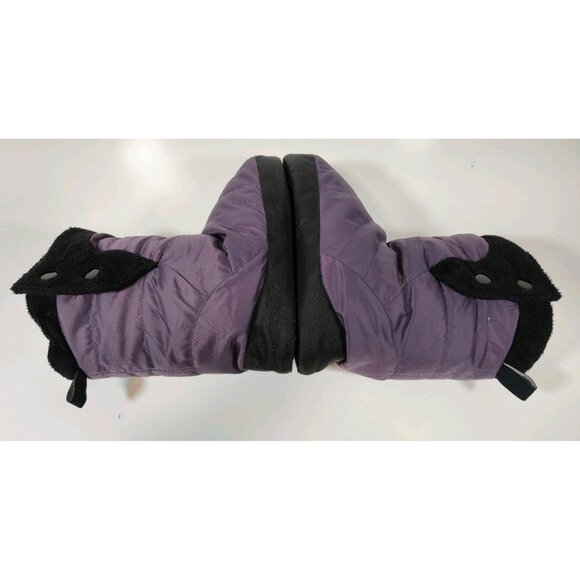 REI Duck Down Purple Fleece Lined Camping Booties Slippers Boot Women Size Large - Picture 8 of 10